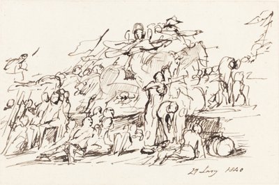 Csata jelenet alkotó: Sir David Wilkie