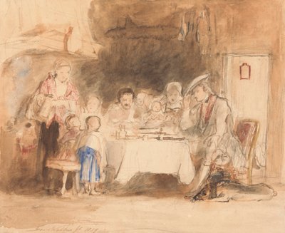 Grace a hús előtt alkotó: Sir David Wilkie