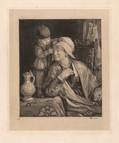 Anya és gyermek alkotó: Sir David Wilkie
