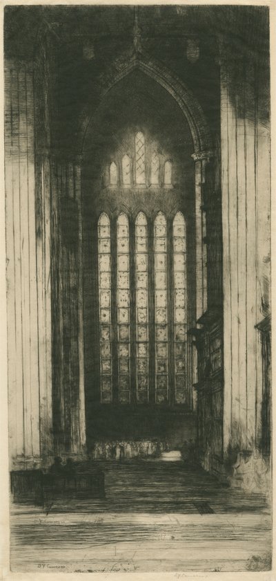 The Five Sisters, York Minster alkotó: Sir David Young Cameron