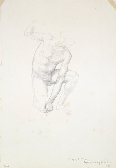 Tanulmány Cupido számára alkotó: Sir Edward Burne Jones