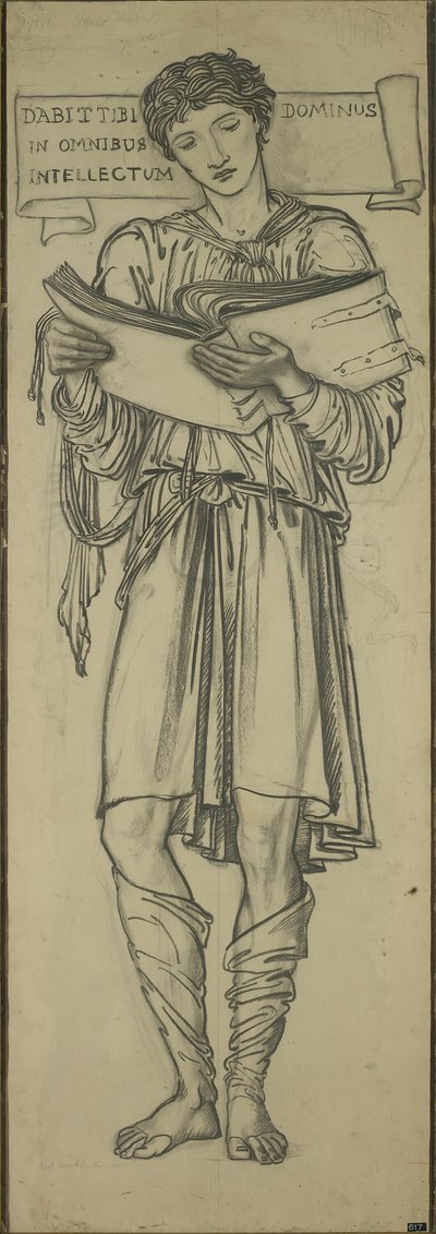 Timothy (rajzfilm a Lady Chapel keleti ablakához) alkotó: Sir Edward Burne Jones