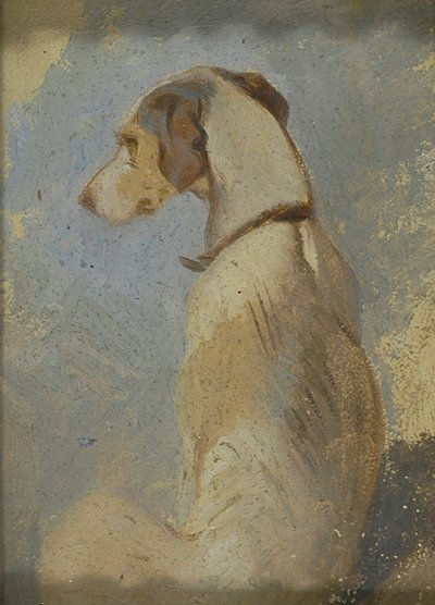 Tanulmány egy agárról alkotó: Sir Edwin Henry Landseer