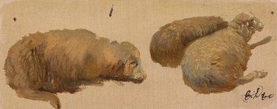 Három bárány nyugalomban alkotó: Sir Edwin Henry Landseer