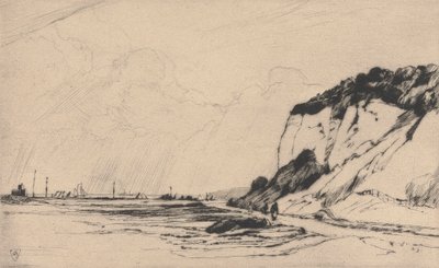 The Coast Road, Kingsdown, No.2, 1922 alkotó: Sir Frank Short