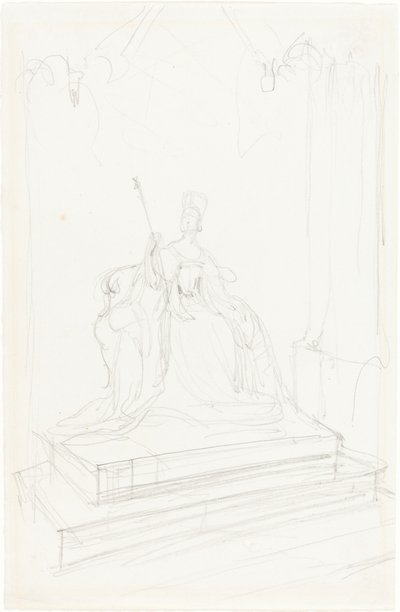 Tanulmány a "Queen Victoria" számára alkotó: Sir George Hayter