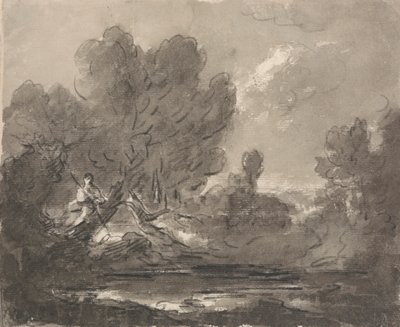 ábra: Tree near Pond alkotó: Sir George Howland Beaumont seventh Baronet