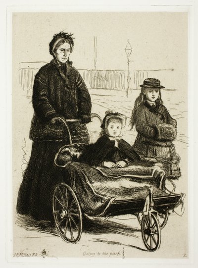 A parkba megyünk alkotó: Sir John Everett Millais