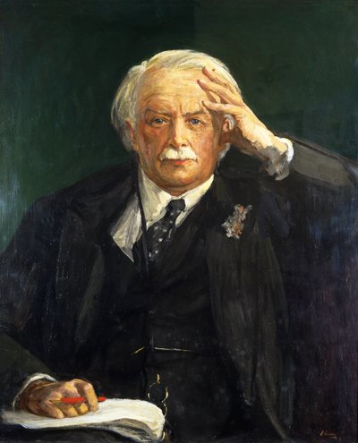 "David, Lloyd George 1. gróf", 1863-1945, 1935 alkotó: Sir John Lavery