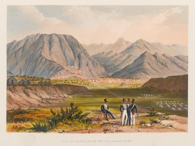 Caubul városa, a Jellalabad úttól alkotó: Sir Keith A. Jackson