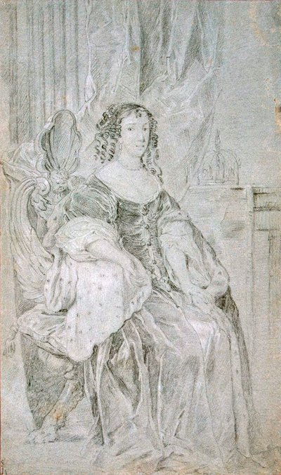 Braganzai Katalin portréja 1638-1705, 1670-es évek. alkotó: Sir Peter Lely