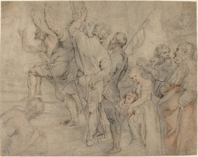 Az Ecce Homo tömegének egy része alkotó: Sir Peter Paul Rubens over Anonymous Italian after Titian
