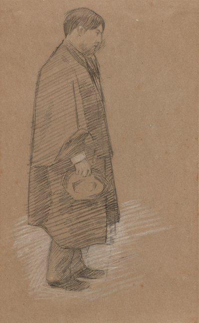 Conder Károly portréja alkotó: Sir William Rothenstein