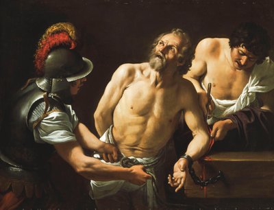 Szent Bertalan mártíromsága, alkotó: Sisto Badalocchio