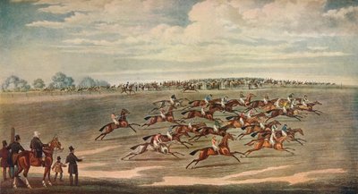„Epsom Races”, 19. század alkotó: Smart and Hunt