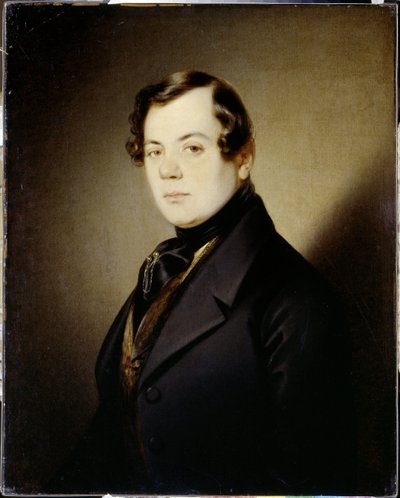 Vlagyimir Grigorjevics Benediktov (1807-1873) költő portréja (Vlagyimir G. Benediktov költő portréja) - Peinture de Sandor Kozina (1808-1873), huile sur toile (67x54 cm), 1840 körül - A. Puskin Emlékmúzeum, St. . Petersburg (Oroszország) alkotó: Sándor Kozina