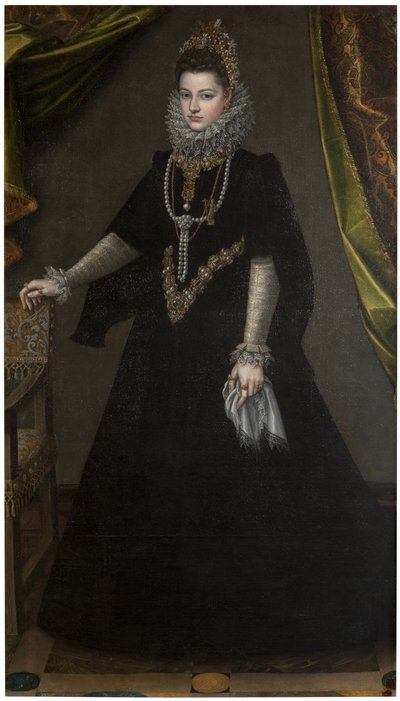 Német: Infantin Isabella Clara Eugenia (1566-1633) Isabella Clara Eugenia infánsnő arcképe alkotó: Sofonisba Anguissola