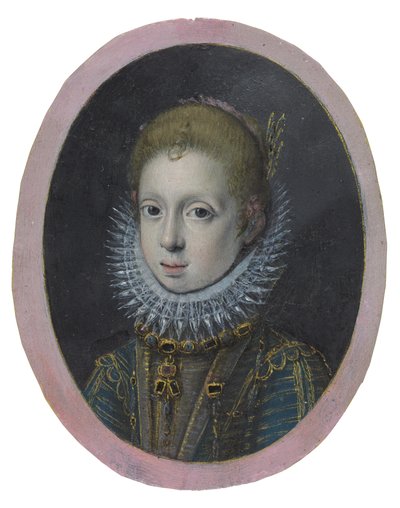 Egy nemesi családból származó lány portréja, 1532-1625 körül (akvarell és testszín) alkotó: Sofonisba Anguissola