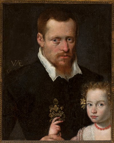 Férfi portréja lányával alkotó: Sofonisba Anguissola