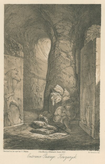 Bejárati átjáró, Kouyunjik alkotó: Solomon Caesar Malan