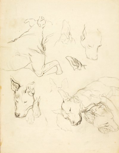 Alvó kutyák alkotó: Solon H. Borglum