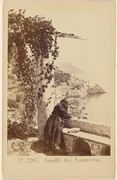 Amalfi a kapucinusok által. alkotó: Sommer and Behles