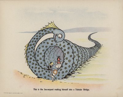 Illusztráció a Három bátor kisbaba további tetteihez (színes litográfia) alkotó: Sophia Rosamond Praeger