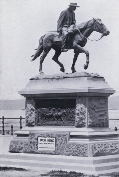 Dick King Memorial, Durban (f/w fotó) alkotó: South African Photographer