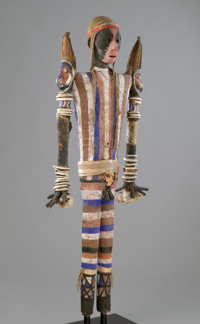 Rambaramp Effigy figura, készült Malakulában, Vanuatuban alkotó: South Pacific