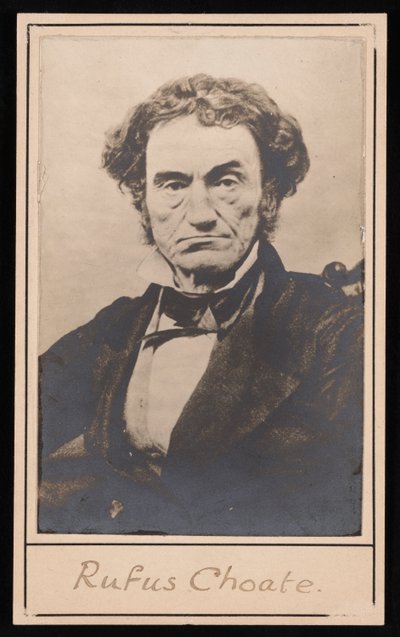 Rufus Choate portréja 1799-1859, 1859 előtt. alkotó: Southworth and Hawes
