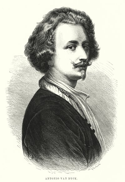 Anthony van Dyck, flamand művész (litho) alkotó: Spanish School