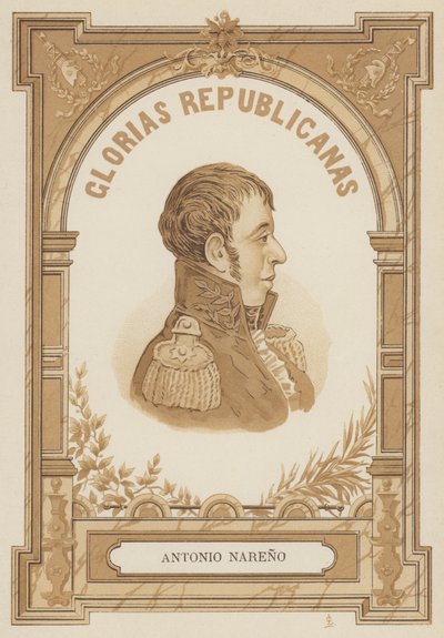 Antonio Narino, kolumbiai katonai és politikai vezető alkotó: Spanish School