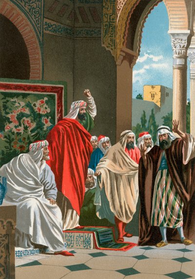 Averroes szégyenben alkotó: Spanish School