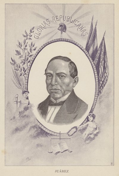 Benito Juarez, mexikói ügyvéd és politikus alkotó: Spanish School