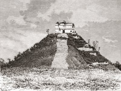 Chichen Itza, Yucatán, Mexikó: El Castillo, más néven Kukulkan temploma vagy Kukulkan piramis alkotó: Spanish School