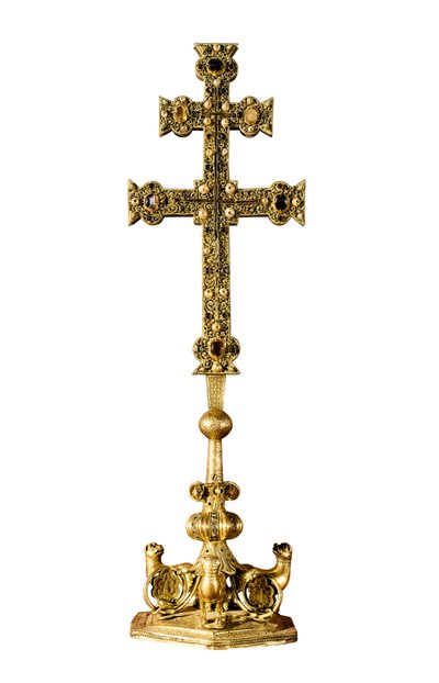 "Signum crucis" a ponferradai templomos rend keresztje (Spanyolország) alkotó: Spanish School
