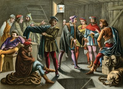 Columbus lecsillapítja a fedélzeten készülő cselekményt alkotó: Spanish School