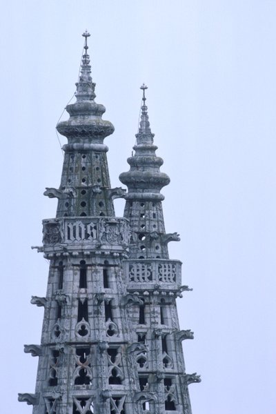 Részlet a harangtorony tornyairól (fotó) alkotó: Spanish School