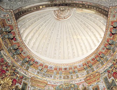 Részlet a boltozatról a Szűz-kápolnából (fotó) alkotó: Spanish School