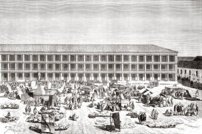 Portálok Háza, Plaza de Simon Bolivar, korábban Plaza de la Constitución, Bogotá, Kolumbia alkotó: Spanish School