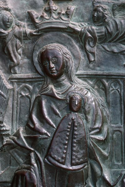 Madonna és gyermeke (bronz) (249964 részlet) alkotó: Spanish School