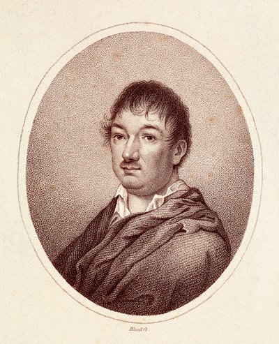 Leandro Fernandez de Moratin (1760-1828) spanyol író portréja. Metszet 19. század. Madridi Nemzeti Könyvtár. alkotó: Spanish School