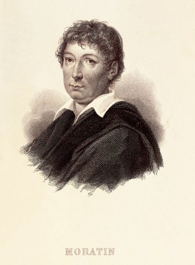 Leandro Fernandez de Moratin (1760-1828) spanyol író portréja. Metszet 19. század. Madridi Romantikus Múzeum. alkotó: Spanish School