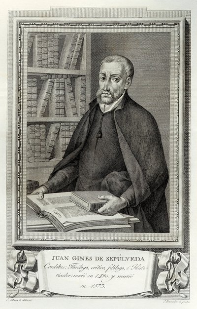 Juan Gines de Sepulveda (1490-1573) spanyol humanista és vallásos portréja alkotó: Spanish School