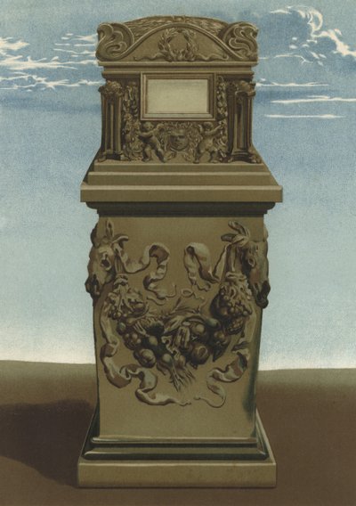 Római temetési urna (chromolitho) alkotó: Spanish School