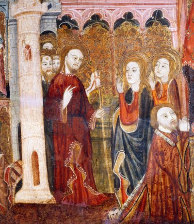 Szent László nővéreivel Mártával és Máriával alkotó: Spanish School