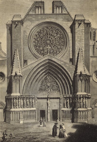 Tarragona katedrális, Spanyolország alkotó: Spanish School