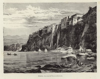 A Casa of Tasso Sorrentóban alkotó: Spanish School