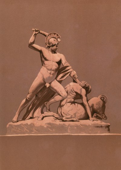 Thészeusz megöli a minotauruszt alkotó: Spanish School