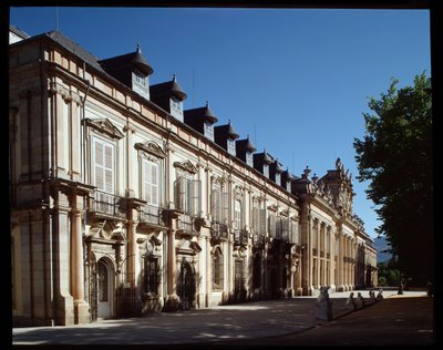 Kilátás a királyi palotára alkotó: Spanish School